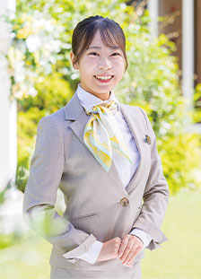 株式会社プラス ミルクローシェで働くウエディングプランナーの中西陽菜さん