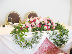 会場装花&ブーケを制作!!