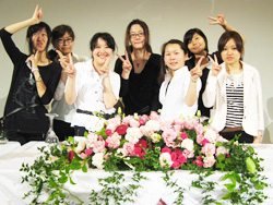 会場装花&ブーケを制作!!