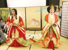 名古屋城内での十二単着付けショーに出演しました!
